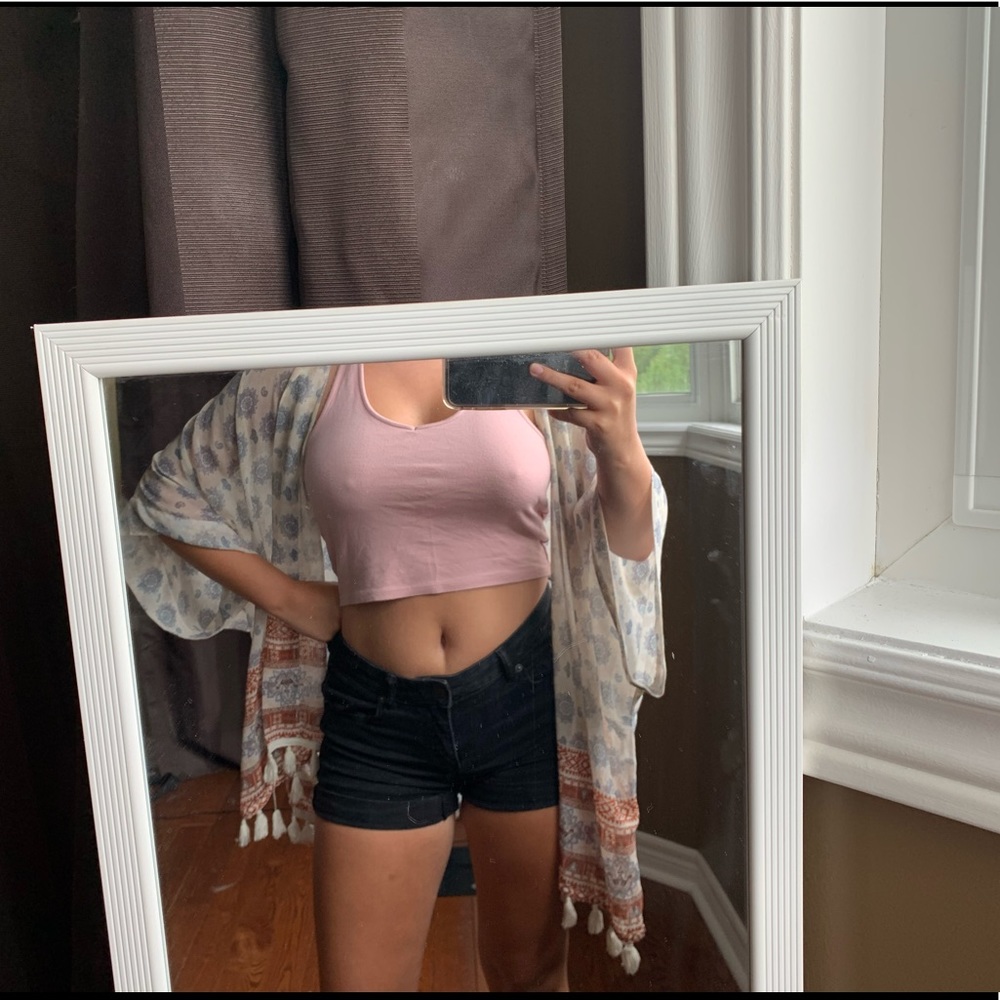 Garage Baby Pink Halter Tank